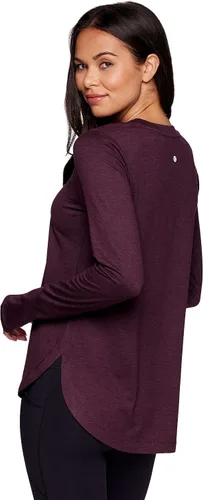 Vista 5 de RBX Active - Camiseta de manga larga para mujer, atlética, de yoga, súper suave