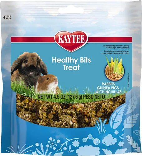 Kaytee Healthy Bits Treat Conejo y conejillo de Indias 4.5 oz