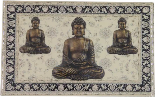Vista 4 de DharmaObjects Caja de almacenamiento decorativa para joyas (Buddha Zen, 8 x 5 pulgadas)