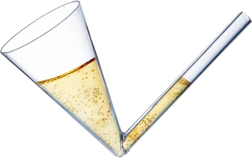 Vista 6 de Champagne Shooter - Copas de chug Flutes Guzzler, regalos únicos para despedidas de soltera y regalos de elefante blanco, juegos de bebida