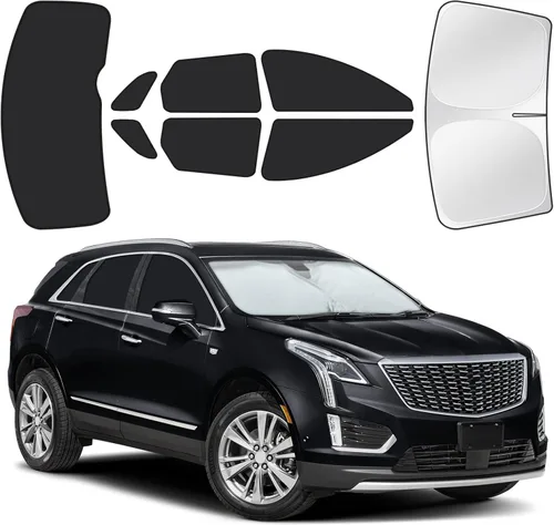 Vista 55 de Parasoles para ventanas de auto para bebé, 4 unidades de 20 x 12 pulgadas, adherencia estática, cubiertas para ventanas laterales, frontales