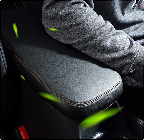 Vista 18 de YEE PIN Funda para reposabrazos central de automóvil, funda para tapa de consola Rogue X-Trail 2014-2019, caja de reposabrazos de consola central