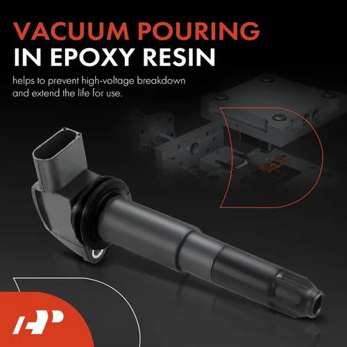 Vista 3 de A-Premium Paquete de bobinas de encendido del motor compatible con Porsche Cayenne 2003 2004 2005 2006 V8 4.5L