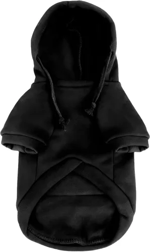 Vista 4 de Jecikelon - Sudadera con capucha y bolsillos, cálida para invierno, para perros pequeños, ropa de abrigo para chihuahuas, disfraz para cachorros