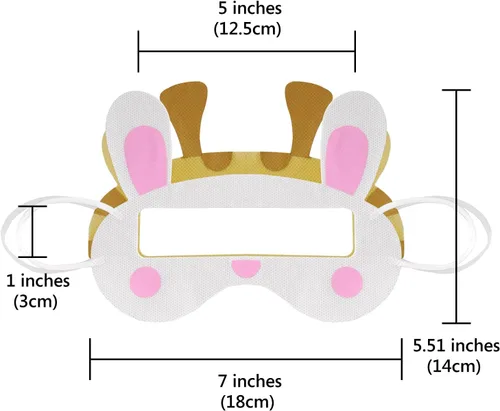 Vista 6 de Geekria 50PCS VR Cartoon Disposable Mask VR Headset Mask, Eye Cover Mask, VR Headset Cover Mask Universal Mask for VR Compatible with Meta Quest Pro