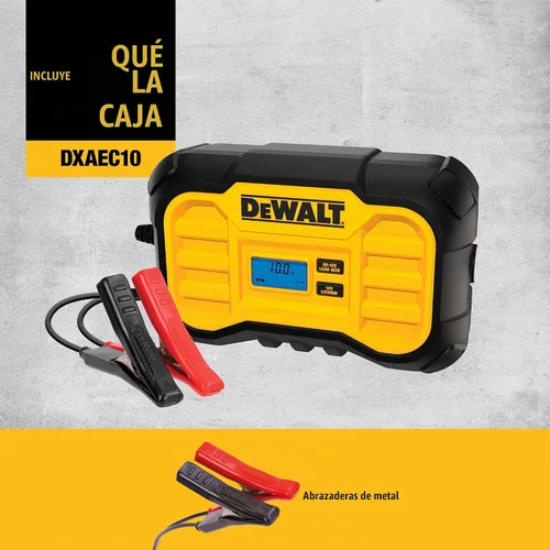 Vista 5 de DEWALT DXAEC2 Cargador y Mantenedor de Batería Automotriz de 2 Amperios Profesional