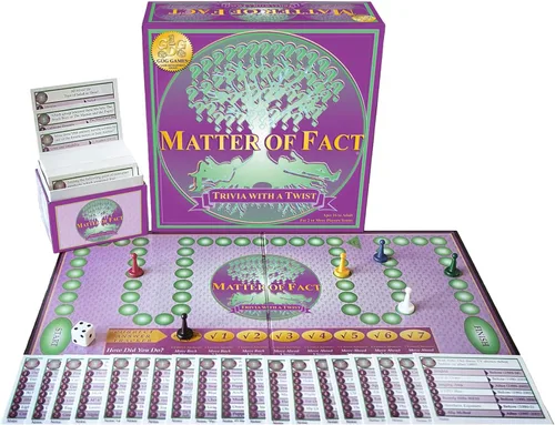 Vista 2 de Matter of Fact — Fast-Paced, Rapid-Fire Trivia Challenge with Quirky Categories — Adult & Family Game Night Fun