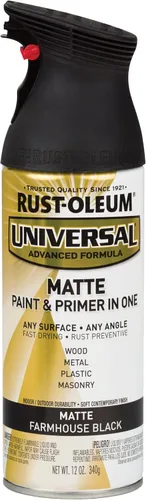 Vista 129 de Rust-Oleum 267298-6PK Pintura en aerosol martillada universal para todas las superficies, 12 onzas, blanco, paquete de 6