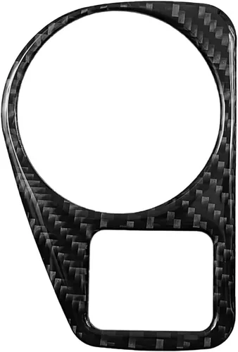 Vista 4 de Bilisin Adhesivo de fibra de carbono compatible con interruptor de faro, marco de panel de accesorios interiores para Volkswagen VW Golf 7 2014 2015