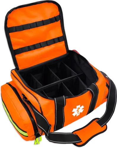 Vista 2 de Lightning X Bolsa grande de primeros auxilios EMT Medic para Socorrista EMS con bolsillos