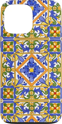 Vista 24 de Sicilian,Italian,Summer,Tiles,Mosaic,Majolica Art Case for iPhone 17