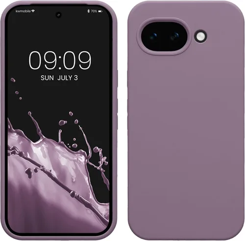 Vista 276 de kwmobile Funda Compatible con Google Pixel 6 Pro - Funda de teléfono de silicona TPU con acabado suave - Azul Arrecife