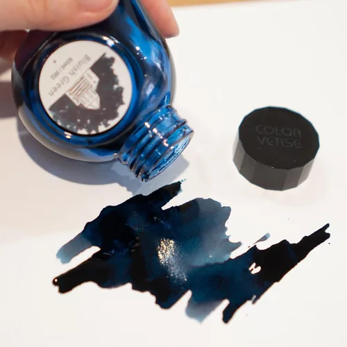 Vista 3 de Coloverse Project Ink No.002 - Tinta para pluma estilográfica (2.2 fl oz), color verde azulado