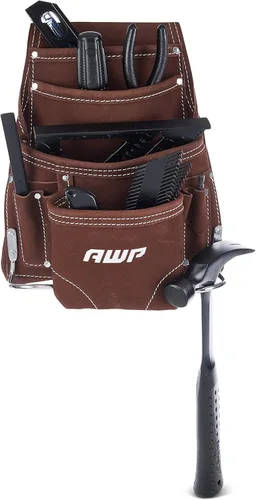 Vista 15 de Bolsa de herramientas AWP, bolsa de herramientas para electricista, organizador multibolsillo profesional premium