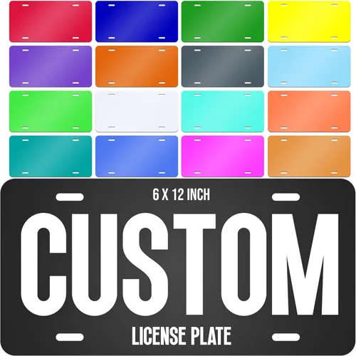 Vista 8 de Placa de matrícula personalizada para motocicleta - Placa de matrícula mini personalizada - Placa de matrícula para vehículo todo terreno - Placa