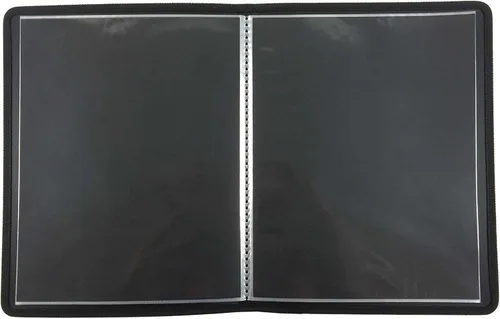 Vista 2 de Filexec Products Libro de presentación de arte, 9 x 12 pulgadas, 24 páginas/48 vistas (93130), negro