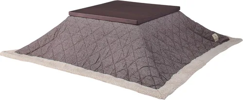 Vista 9 de AZUMAYA KK-102BR - Edredón de futón Kotatsu con forma rectangular de 75 x 90 pulgadas de ancho, material de tela 100% poliéster, para el hogar