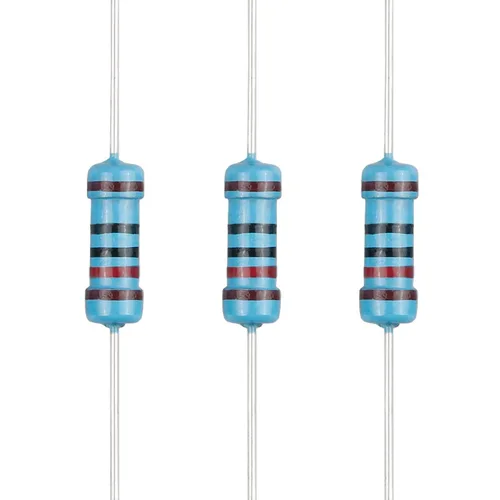 Vista 60 de 100 resistencias 1/2 W (0.5 Watt) ±1% tolerancia de película metálica, múltiples valores de resistencia opcional