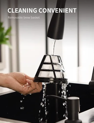 Vista 6 de SHARDOR Cafetera programable de 10 tazas, máquina de café de goteo de preparación regular y fuerte para el hogar y la oficina, apagado automático