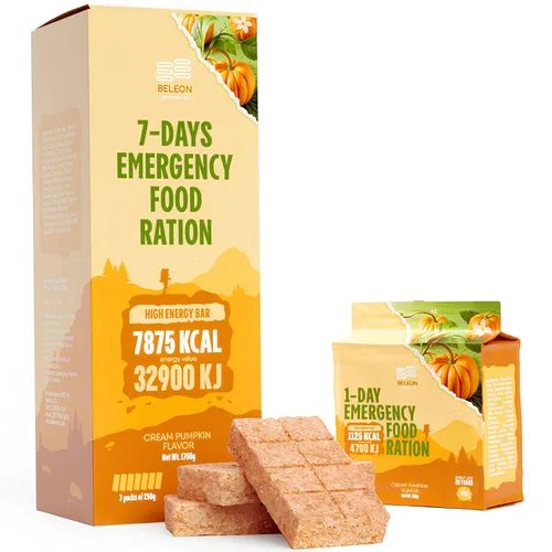 Vista 9 de Suministro de alimentos de emergencia - Ración de supervivencia de chocolate - 20 años de vida útil - 1 día