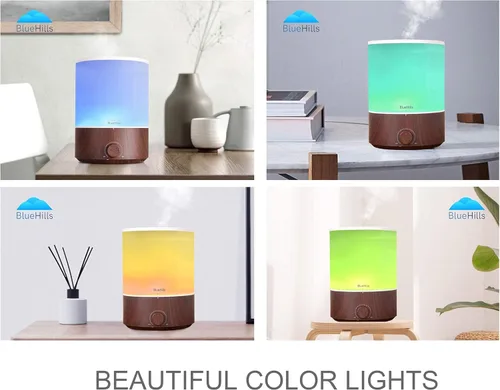 Vista 6 de Essential - Humidificador difusor de aceite., madera oscura(Dark Wood Grain)