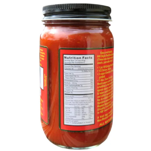 Vista 2 de Ol' Gringo Chile Company Salsa de chile verde de Nuevo México asada a la llama y salsa de chile rojo, paquete de 2 unidades, (calor medio)