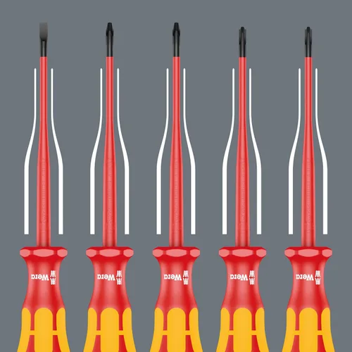 Vista 3 de WERA 05136027001 Kraftform Kompakt VDE 17 Extra Slim 1, 16 Piezas