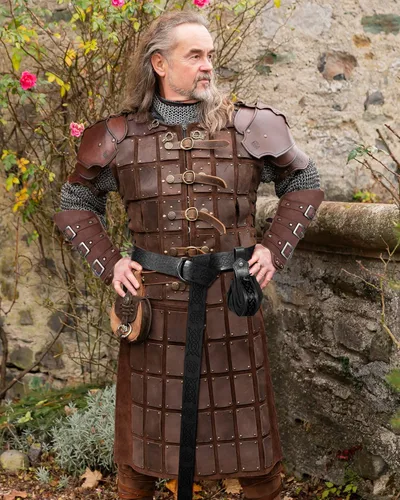 Vista 6 de 2 Pcs Medieval Viking Belt Medieval Faux Leather Belt Pouch Renaissance Leather Belt Medieval Bag Renaissance Accessories