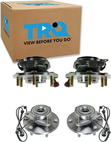 Vista 69 de Conjunto de rodamiento de rueda y buje TRQ para parte trasera izquierda y derecha, 2 piezas, compatible con Ford Expedition 2007-2010 y Lincoln