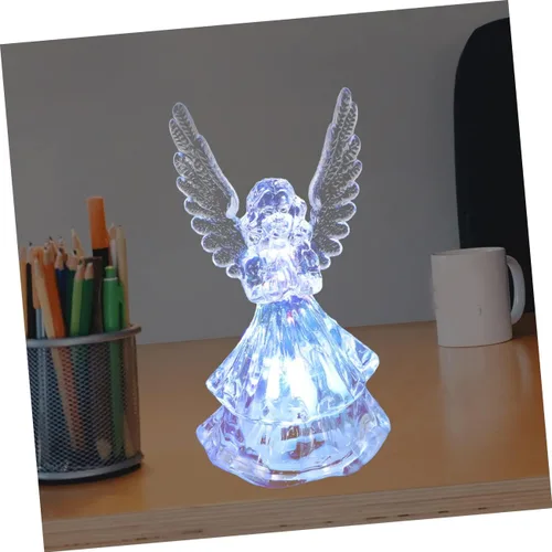 Vista 2 de 4 lámparas cambiantes para decoración de ángel para habitación de niños y niñas o espacio de vida