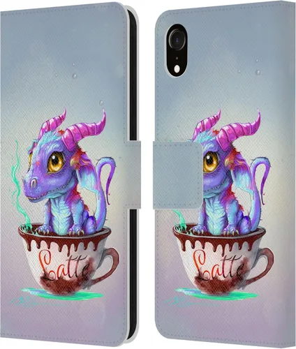 Vista 299 de Head Case Designs Officially Licensed Ruth Thompson Boba Tea Cup O Dragons Leather Wallet Case Compatible with Apple iPhone 7 Plus / 8 Plus
