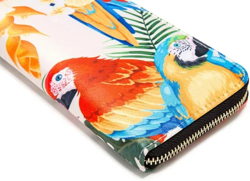 Vista 144 de Cartera de mano para mujer, estilo bohemio, con RFID, elegante, espaciosa con correa para viajes, capacidad para tarjetas, teléfono, dinero