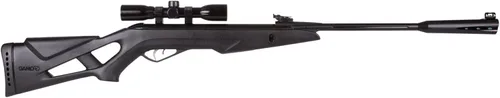 Vista 4 de Gamo Silent Cat calibre.177 Rifle de aire con balas de perdigón con cañón abatible y mira 4x32