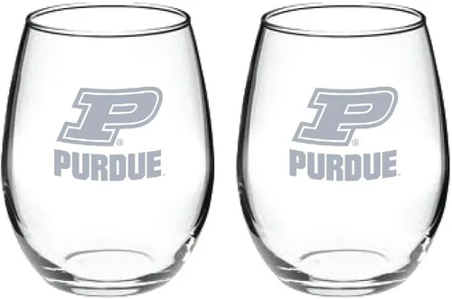 Vista 5 de RFSJ Juego de 2 copas de vino o bebidas con logotipo de Satin Frost (Alabama)