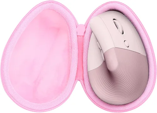 Vista 10 de co2CREA Estuche rígido de repuesto para ratón ergonómico vertical Logitech Lift (carcasa negra)