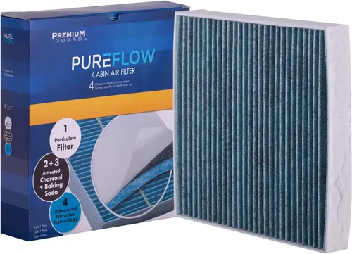Filtro de aire de cabina PureFlow PC9958X | Compatible con Chevrolet Silverado 6500 HD 2019-2024, Silverado 5500 HD, Silverado 4500 HD, 2019-2024