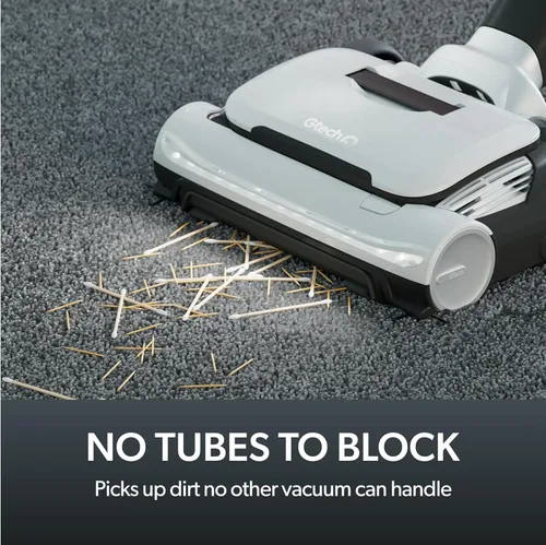 Vista 7 de Gtech AirRAM 3 Aspiradora Inalámbrica con Barra Anti-Enredo de Cabello - Cepillos de Limpieza de Doble Borde - Perfecta para Alfombras y Pisos