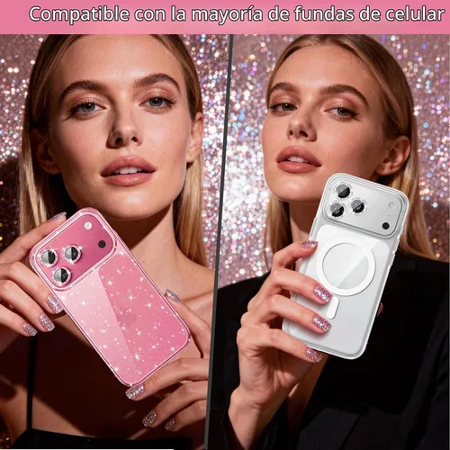 Vista 5 de Protector de lente de cámara compatible con iPhone 14 Pro Max, para Apple iPhone 14 Pro / 14 Pro Max, cubierta de cámara brillante
