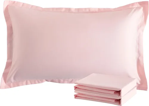 Vista 79 de NTBAY Fundas de almohada estándar, paquete de 2 fundas de almohada de microfibra cepillada de 20 x 26 pulgadas, súper suaves y acogedoras