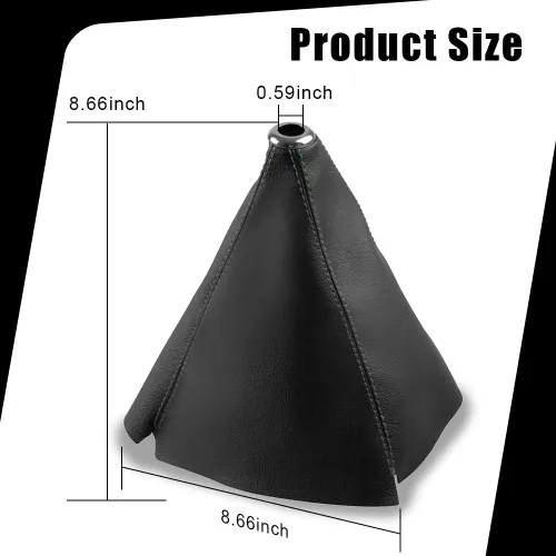 Vista 2 de Funda para maletero de automóvil, funda de piel de gamuza, funda de repuesto de funda de arranque manual/automático, polaina de freno de mano