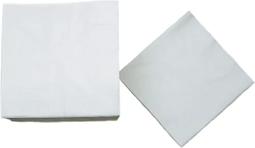 Vista 7 de Paquete de 1100 servilletas de cóctel de papel, servilletas de calidad de 3 capas blancas para bebidas, para restaurantes, eventos, bares