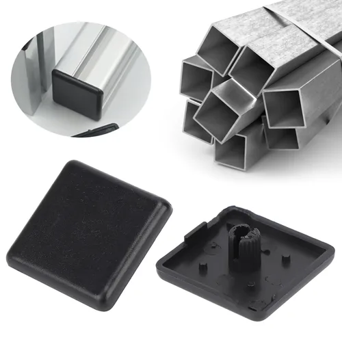 Vista 8 de 50pcs plástico ABS accesorios extremo negro para UE aluminio 2020 3030 4080 nylon Endcap (estándar de la UE 2020), otros accesorios tira de energía