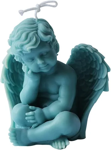 Vista 10 de Angel Series Jabón de vela Resina Artesanía Molde de silicona (IB-Angel-Book)