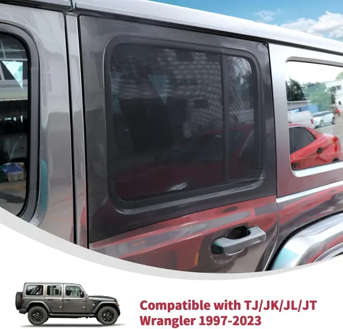 Vista 3 de Linskip Parasol para ventana trasera de malla transpirable para ventana lateral grande SUV, camioneta, camioneta, minivan, parasol de protección UV