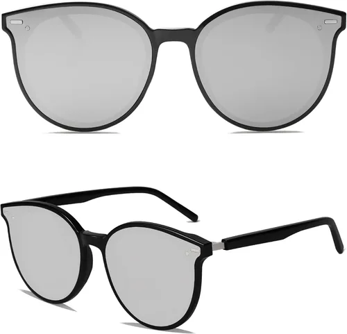 Vista 3 de SOJOS Lentes de sol retro clásicos marco de plástico grandes BLOSSOM SJ2067