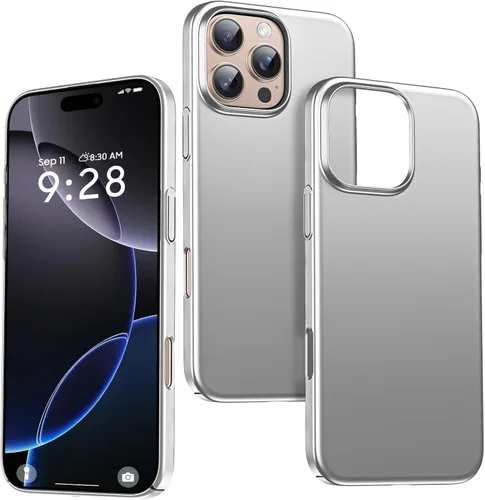 Vista 26 de GRECAZO Funda delgada para iPhone 16 Pro Max, ultra fina, color negro
