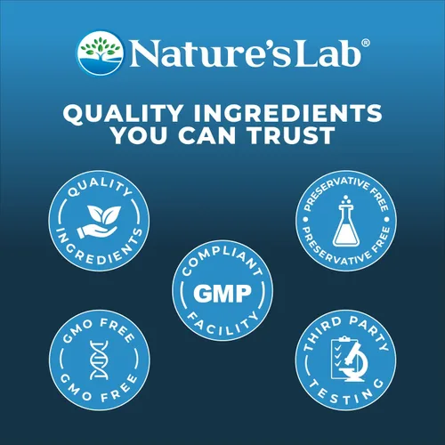 Vista 6 de Nature's Lab Cabello piel y uñas - Biotina, BCAA, MSM, complejo vitamínico - 90 unidades (suministro para 90 días)