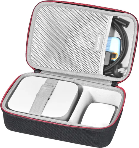 Vista 10 de RLSOCO Funda rígida para Apple Mac mini M2 Chip (2023) / M2 Pro / M1 y modelo anterior Diseño compacto con cremallera YKK y protección contra