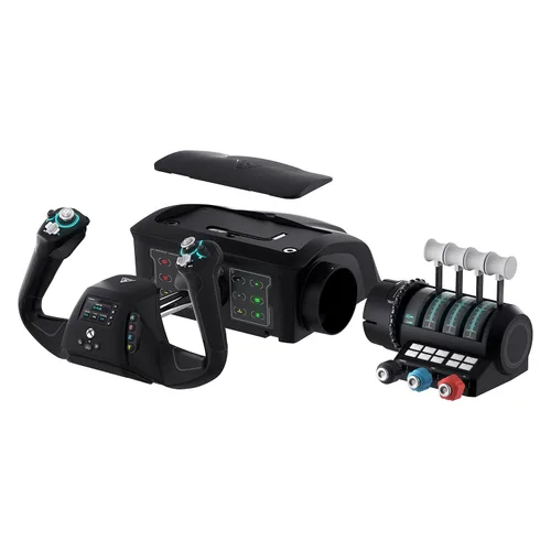 Vista 5 de Turtle Beach VelocityOne Flight Universal Control System - Xbox Series X & Xbox Series S, Xbox One & Windows 10 & 11 PCs with Yoke Handle, Throttle