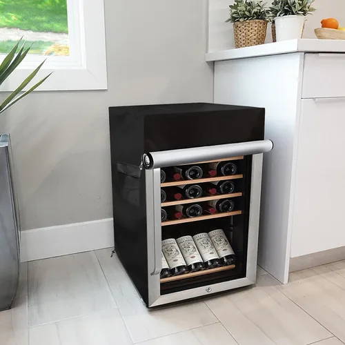 Vista 6 de Bitubi Funda para refrigerador de bebidas, cubierta para refrigerador al aire libre, impermeable, a prueba de polvo, a prueba de sol, 20 pulgadas